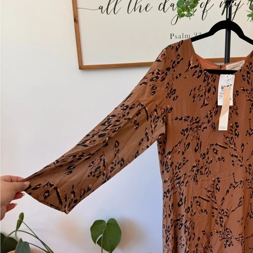 NWT salt, water, Lux design in Los Angeles cheetah print dress - Picture 3 of 8